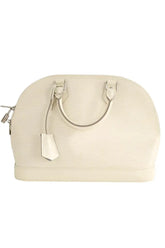 Sac à main Louis Vuitton Alma Ecru