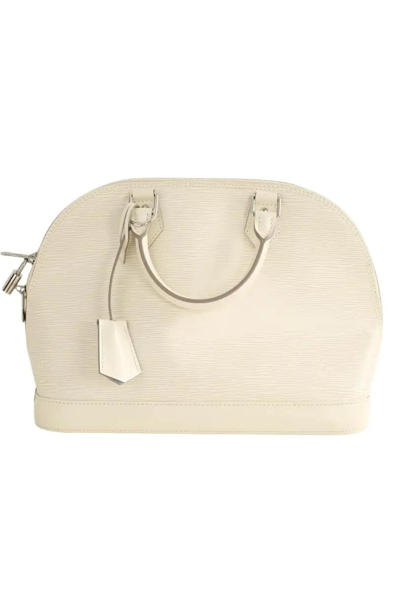 Sac à main Louis Vuitton Alma Ecru