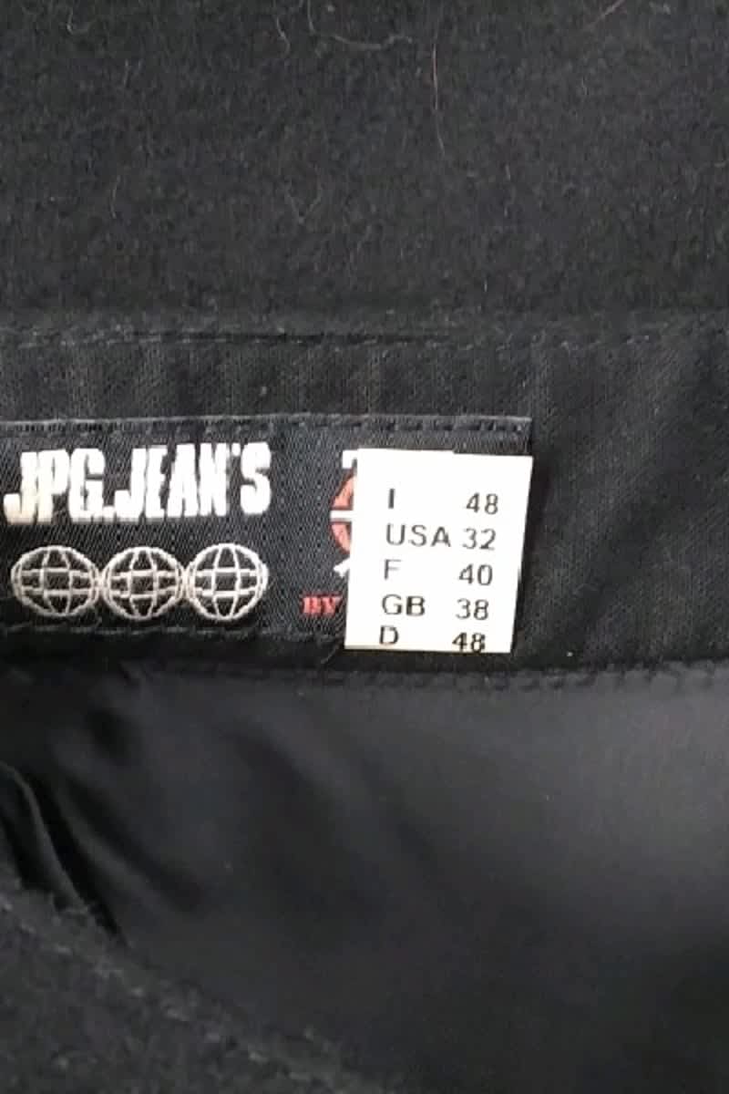 Pantalon large Jean Paul Gaultier  Noir