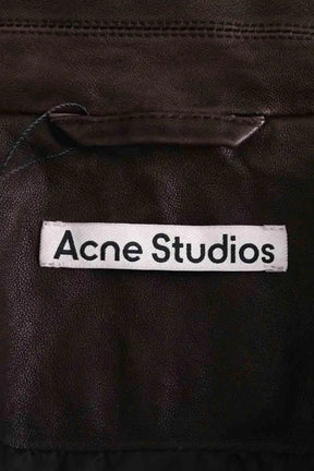 Veste Acne Studios Marron en Cuir