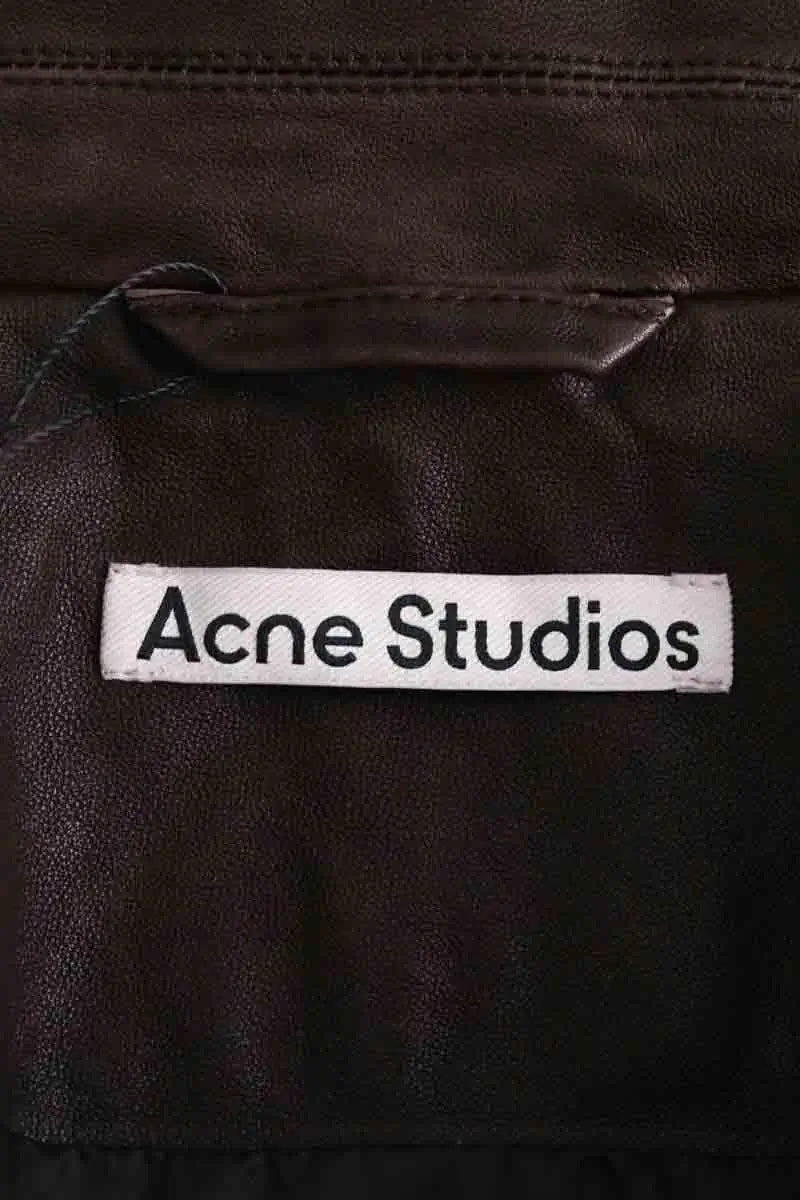 Veste Acne Studios Marron en Cuir