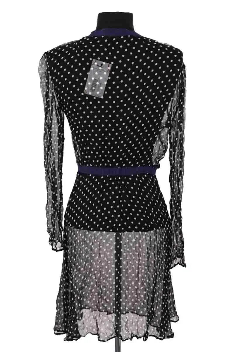 Robe Maje Noir en Synthétique