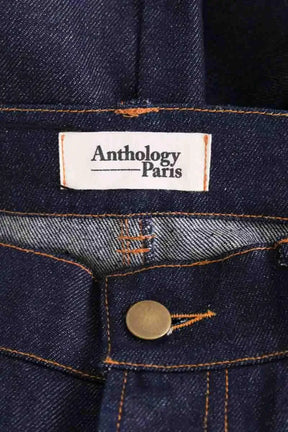 Jean droit Anthropologie Bleu en Coton