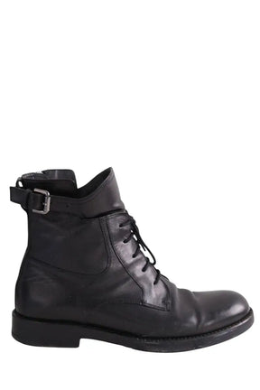 Boots à lacets Lanvin Noir en Cuir, taille 38 - Seconde Main