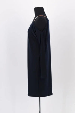 Robe Michael Kors Marine en Coton - élasthanne