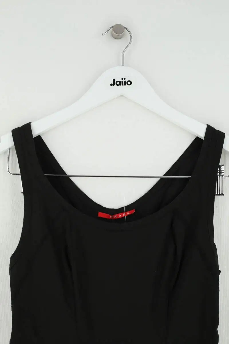 Robe Prada Noir en Synthétique