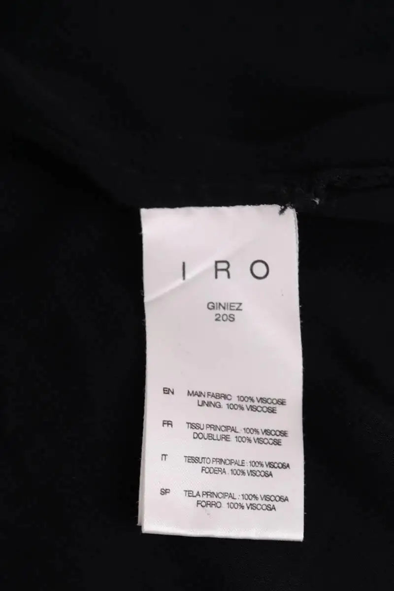 Robe Iro Noir en Coton