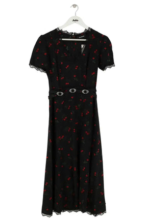Robe The Kooples Noir en Soie, taille S - Seconde Main