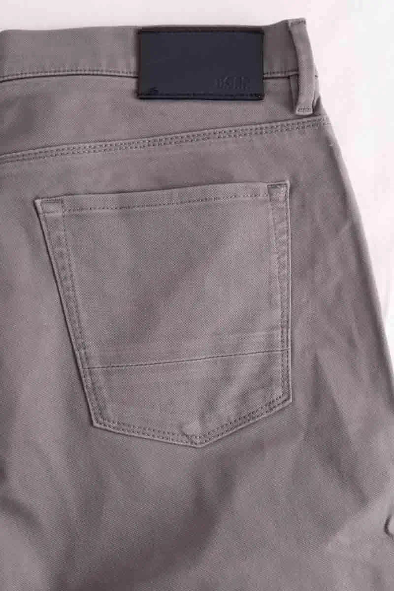 Jean droit Boss Gris en Coton
