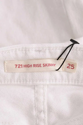 Jean slim Levi's Blanc en Coton