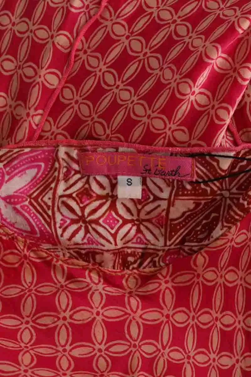 Robe Poupette St Barth Rose en Soie