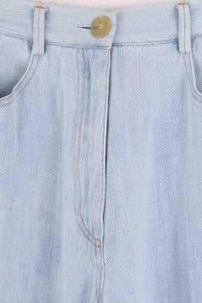 Jean large Forte_Forte Bleu en Coton