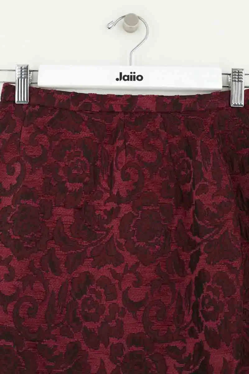 Jupe Dolce & Gabbana Bordeaux en Coton