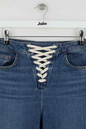 Jean droit Maje Bleu en Coton