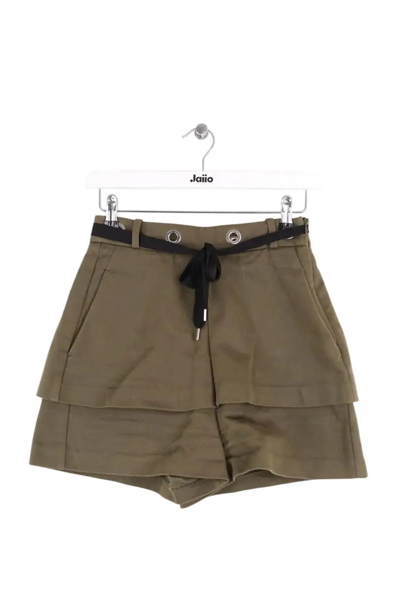 Mini short Maje Kaki en Coton, taille XS - Seconde Main