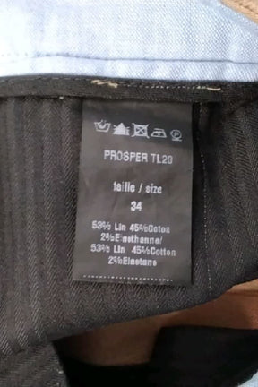 Pantalon droit Leon & Harper  Marron