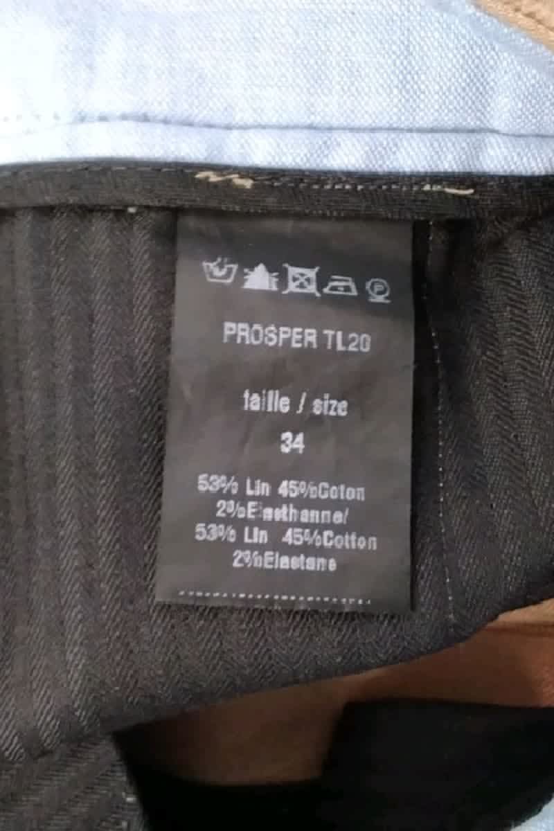 Pantalon droit Leon & Harper  Marron
