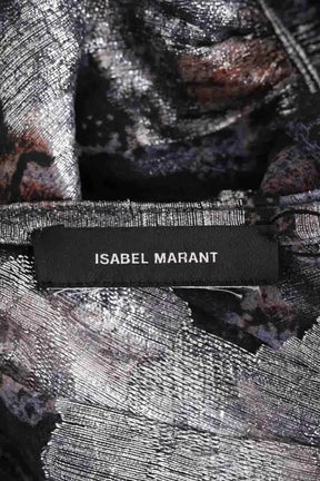 Robe Isabel Marant Argent en Synthétique
