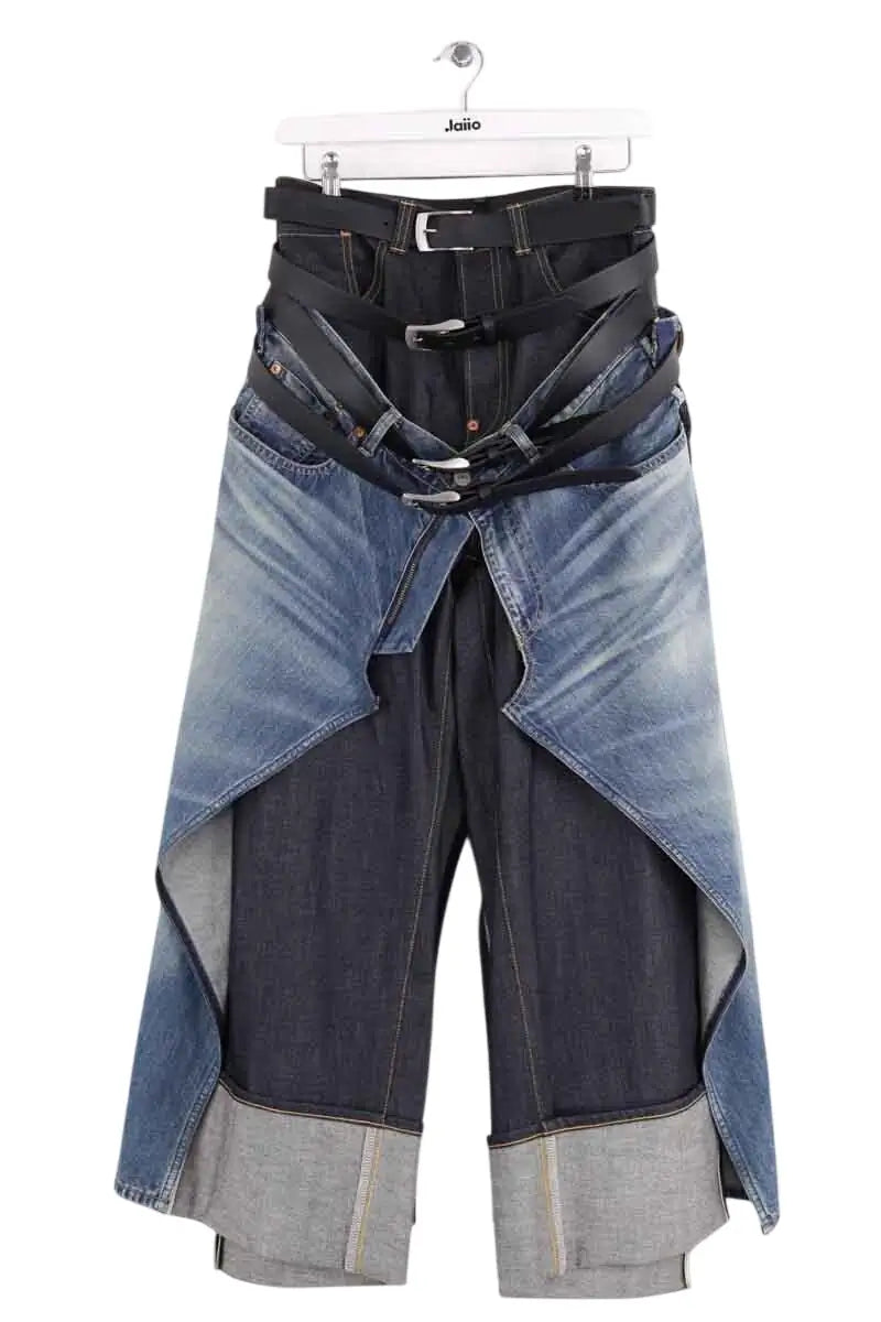 Jean large Comme Des Garçons Bleu en Coton, taille M - Seconde Main