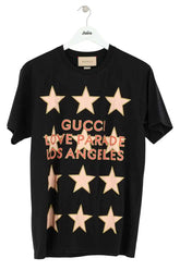 T-shirt Gucci Noir en Coton, taille XXS - Seconde Main