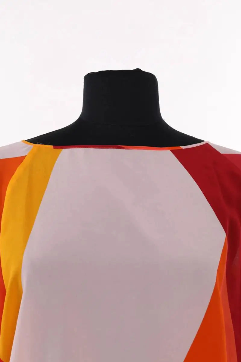 Blouse Max Mara Orange en Synthétique