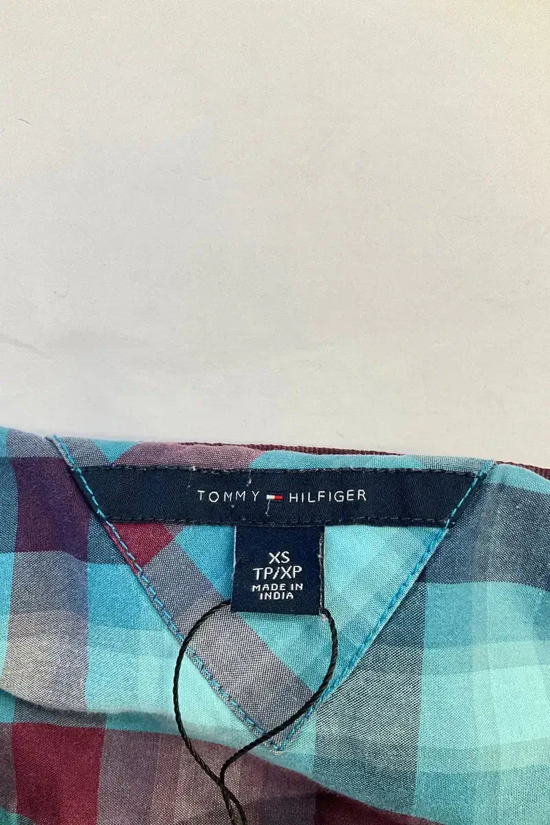 Chemise Tommy Hilfiger Bleu en Coton