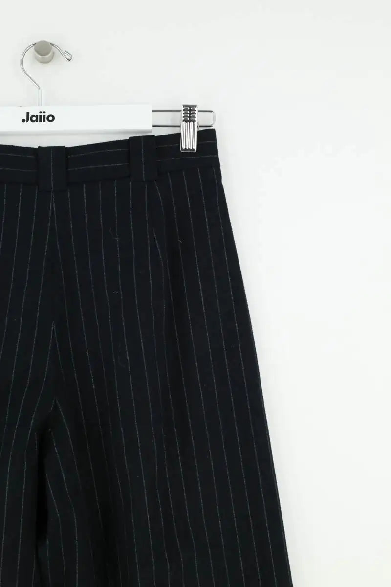 Pantalon large Sézane Bleu en Laine