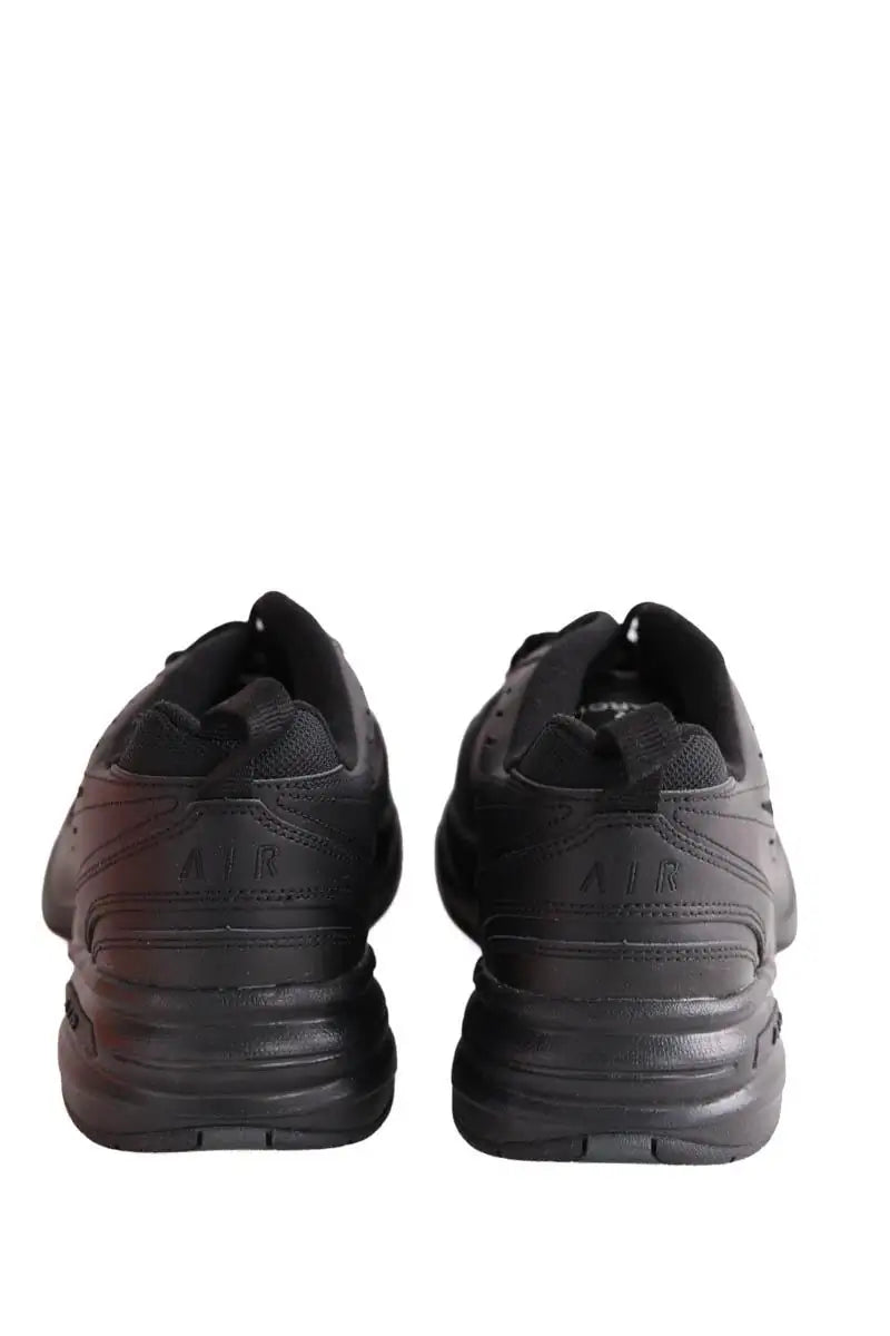 Baskets Nike Air Monarch Noir en Cuir