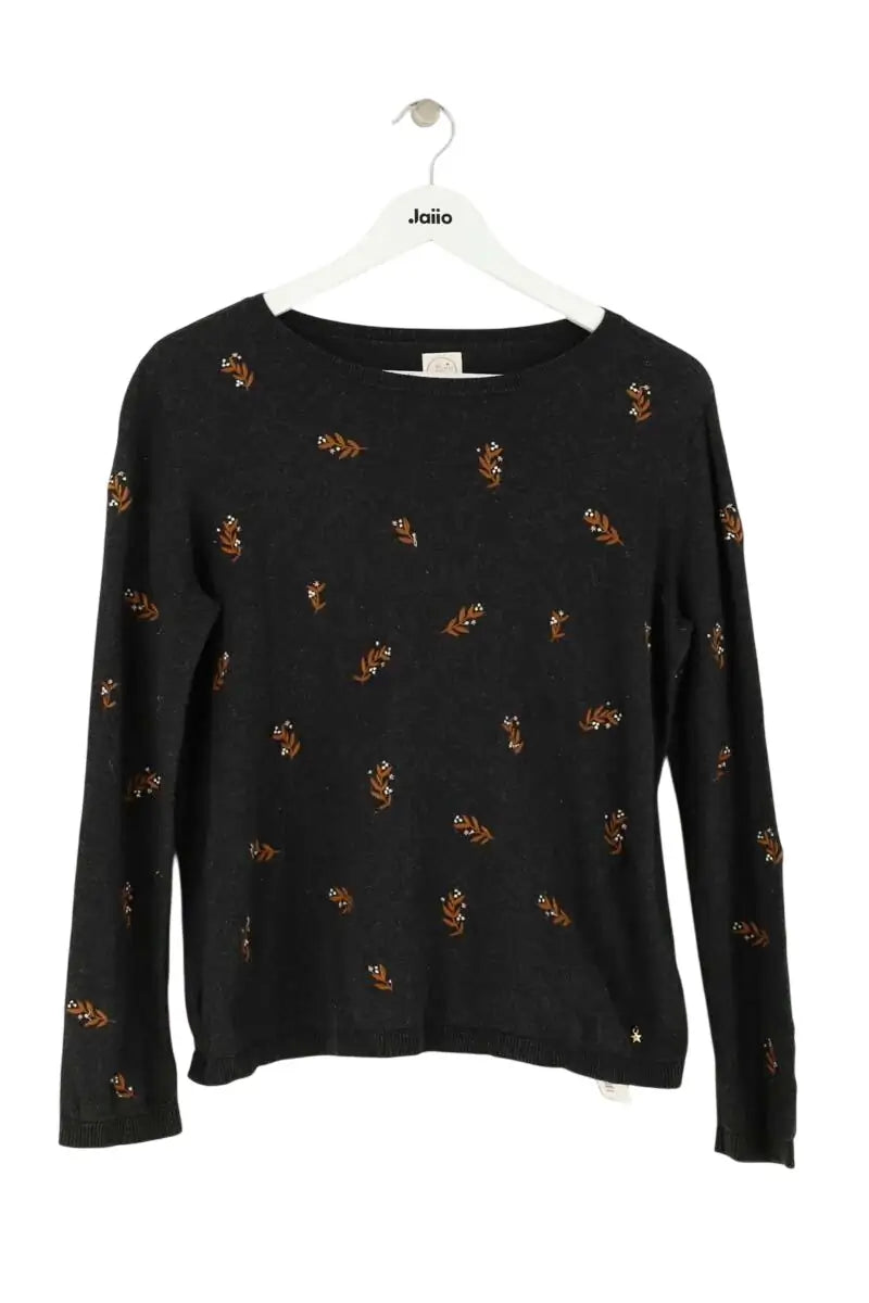Pull Des Petits Hauts Anthracite en Coton, taille S - Seconde Main