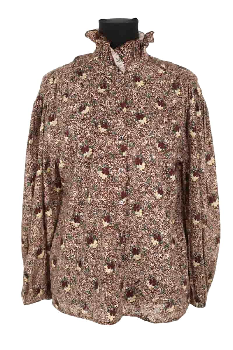 Blouse Antik Batik  Marron