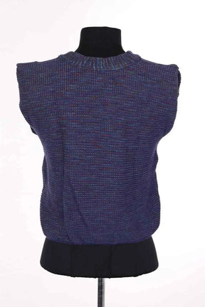 Pull sans manches Molli Marine en Viscose