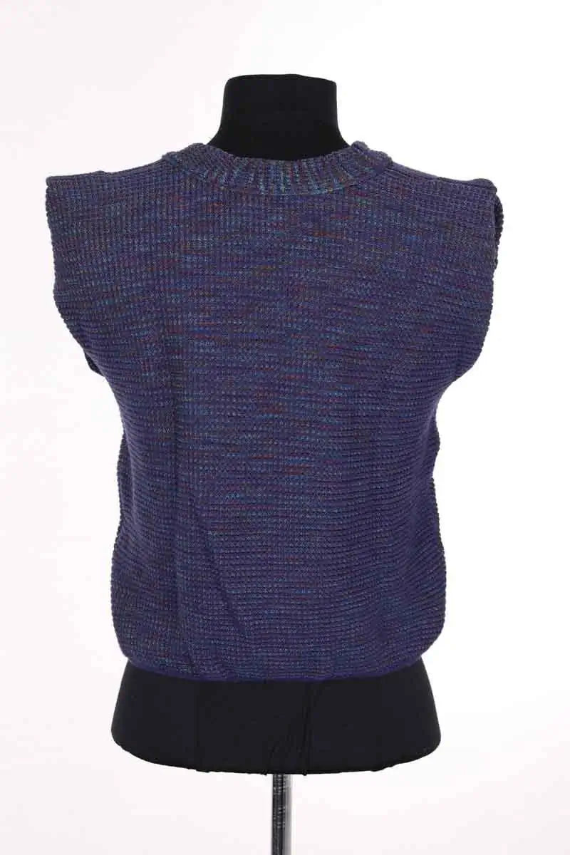Pull sans manches Molli Marine en Viscose