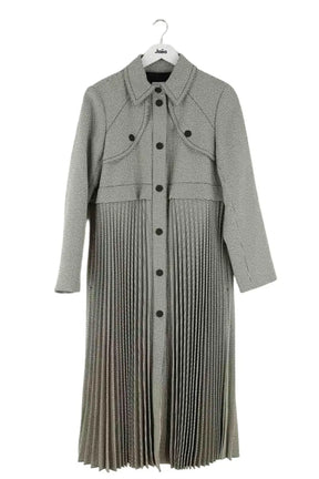 Trench-coat Sandro Noir en Synthétique, taille XS - Seconde Main