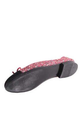 Ballerines Chanel Rose en Tweed