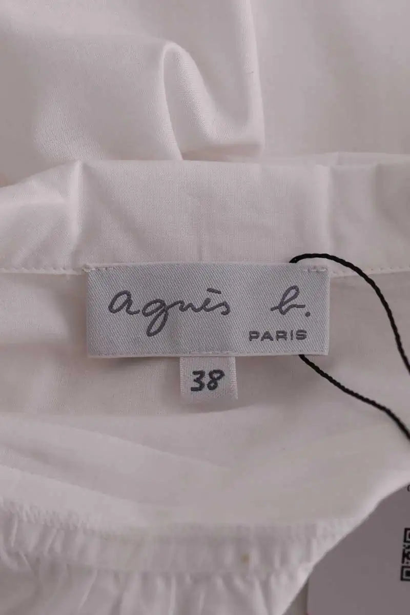 Chemise Agnès B. Blanc en Coton