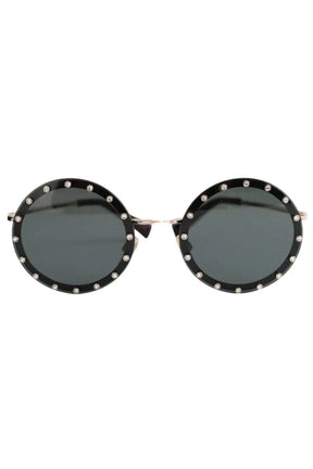 Lunettes de soleil Valentino Noir en Plastique - Seconde Main