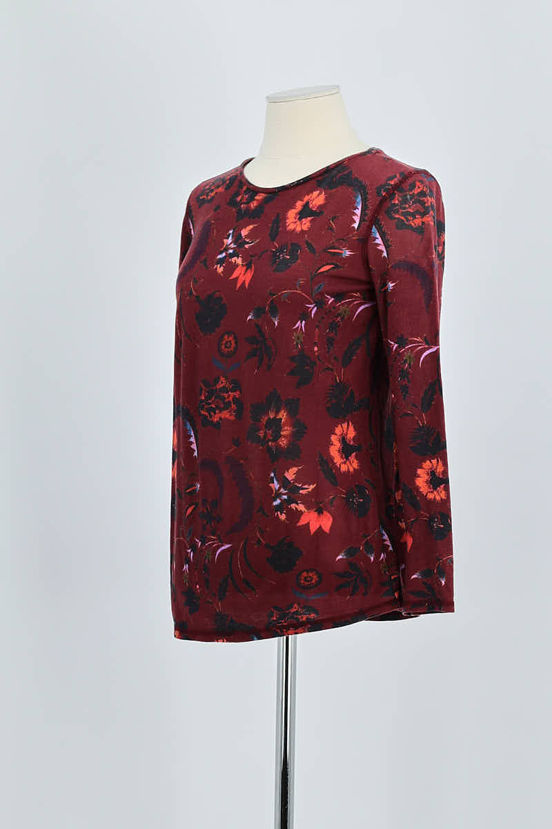 T-shirt Sandro  Bordeaux