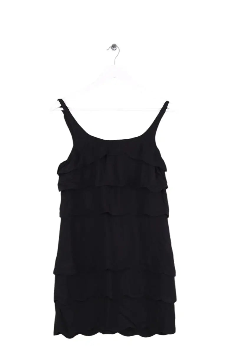 Robe Sandro Noir en Synthétique, taille S - Seconde Main
