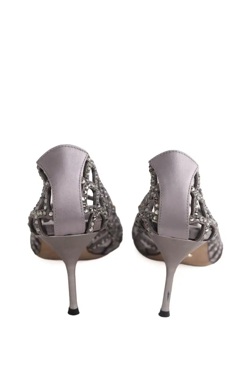 Talons Sergio Rossi Gris en Cuir