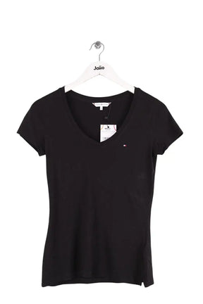 T-shirt Tommy Hilfiger Noir en Coton, taille XS - Seconde Main