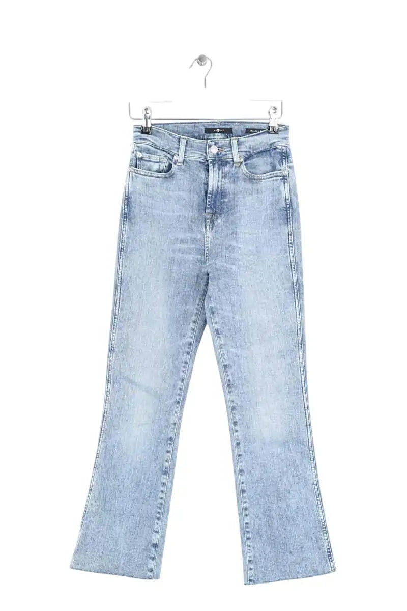 Jean 7 For All Mankind Bleu en Coton, taille S - Seconde Main