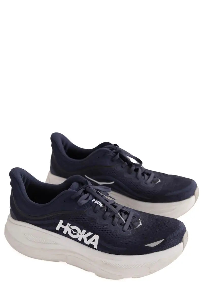 Baskets Hoka Bleu en Cuir