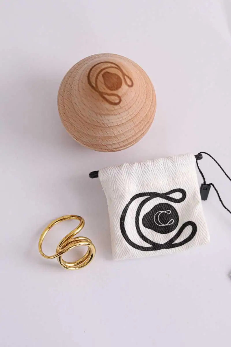 Bague Charlotte Chesnais Doré en Argent doré