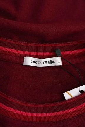 T-shirt Lacoste Bordeaux en Synthétique