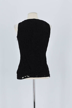 Top sans manche Armani  Noir