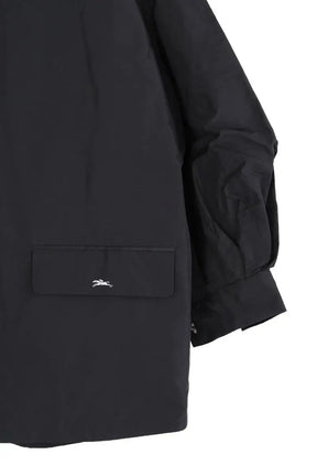 Veste Longchamp Veste Kimono Techno- Taffetas Noir en Synthétique