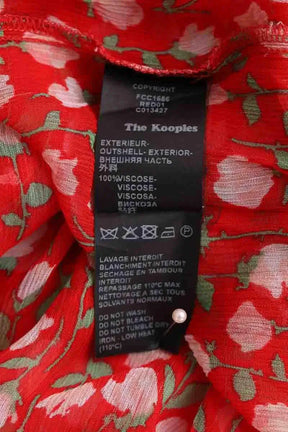 Blouse The Kooples Rouge en Viscose