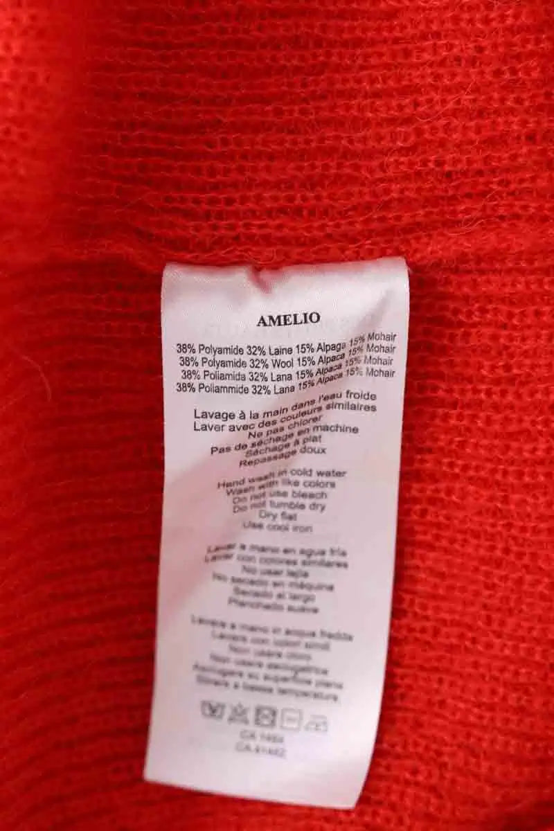 Pull Des Petits Hauts Rouge en Laine