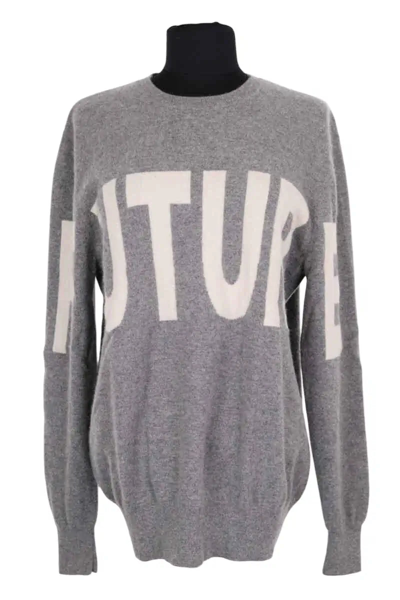 Pull From Future Gris en Cachemire, taille M - Seconde Main