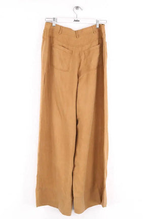Pantalon Alberta Ferretti Camel en Synthétique